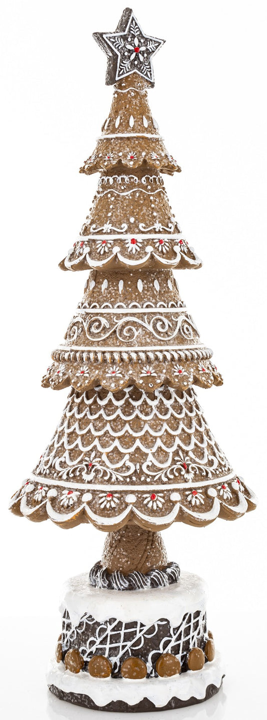 Figurka świąteczna choinka tworzywo sztuczne 42x16x16 cm Sweet Christmas