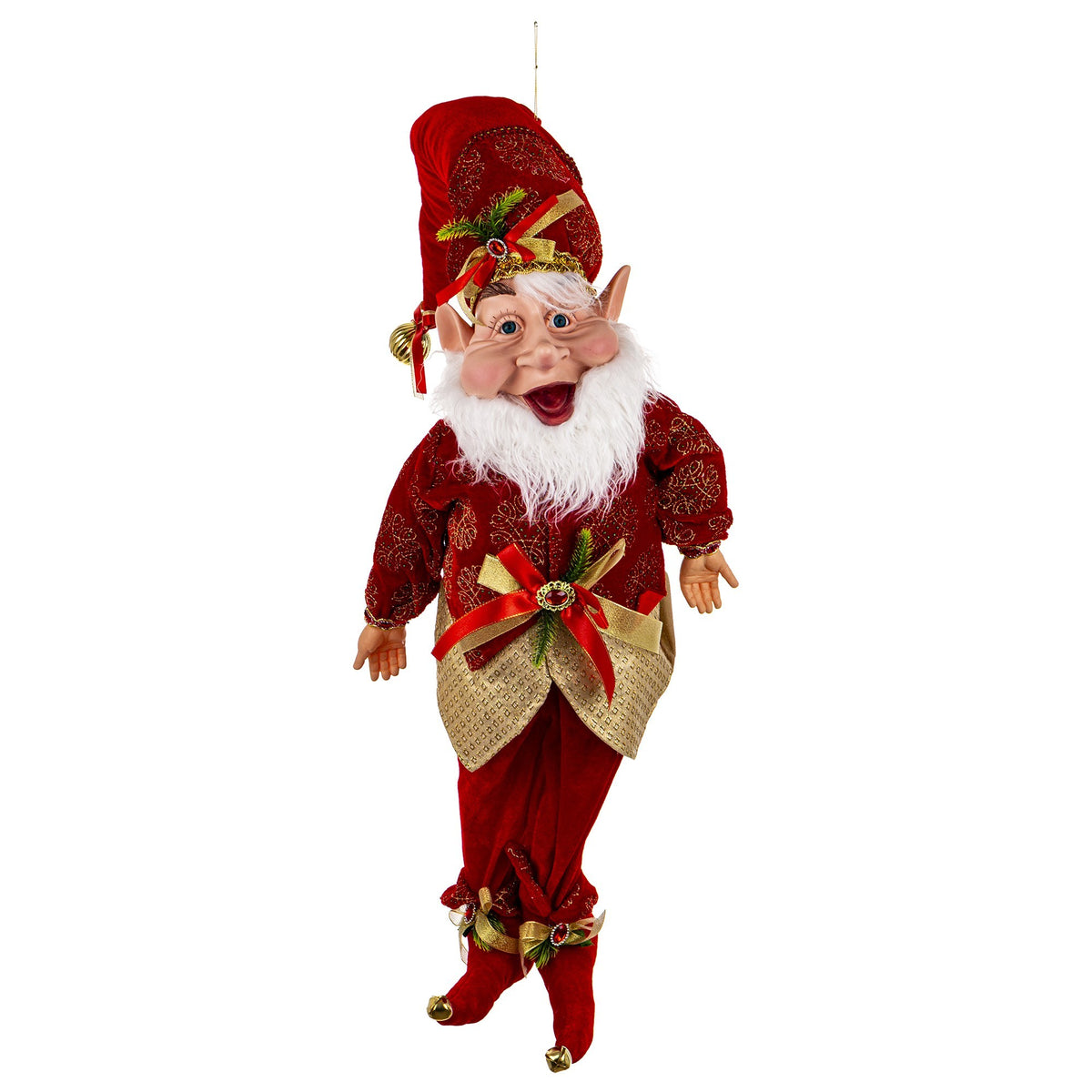 Figurka świąteczna elf tworzywo sztuczne 82x33x33 cm