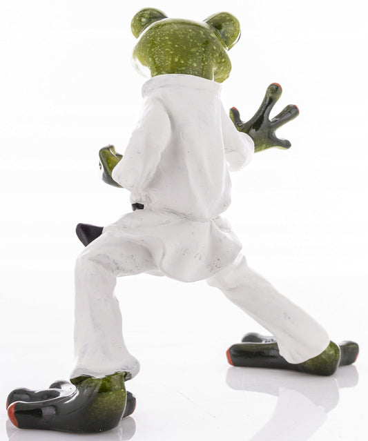 Figurka żaba karate figura karateki dekoracja prezent sztuki walki