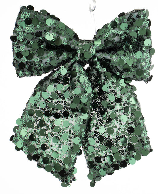 Kokarda tekstylna zielona 30x27x3,5 cm