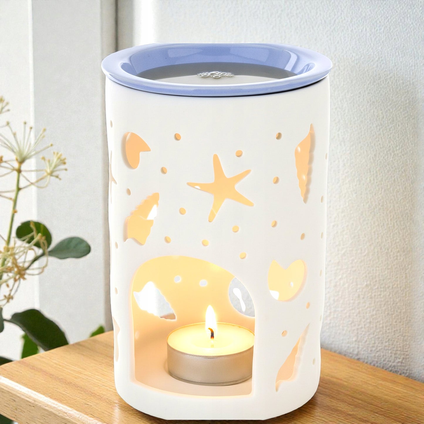 Kominek zapachowy ceramiczny do olejków aromatoterapii 13,5 cm