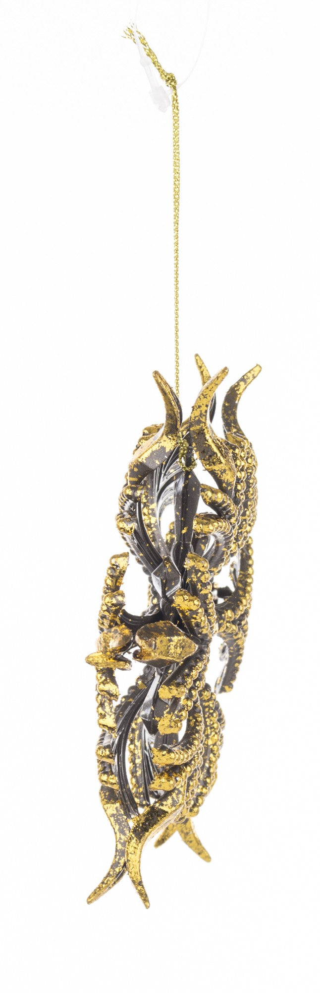 Zawieszka z tworzywa złota 11x12x3 cm