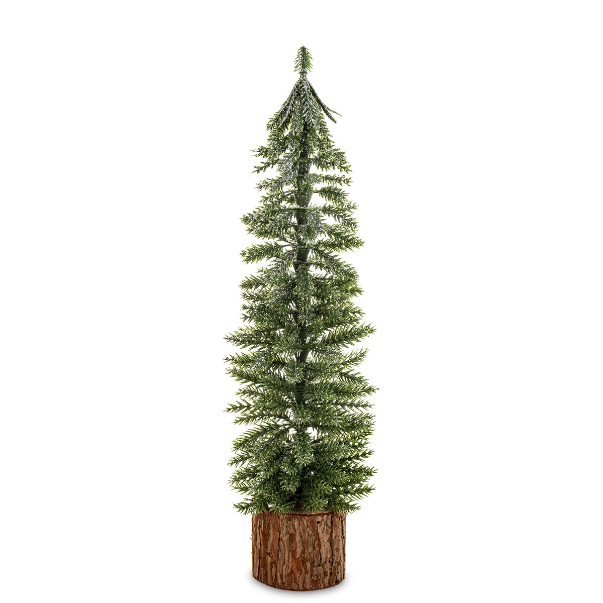 Choinka sztuczna zielony tworzywo sztuczne, drewno 34x9x9 cm