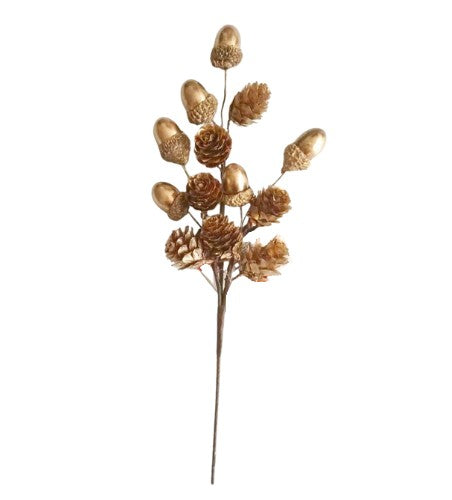 Gałązka dekoracyjna złoty tworzywo sztuczne 29 cm cm
