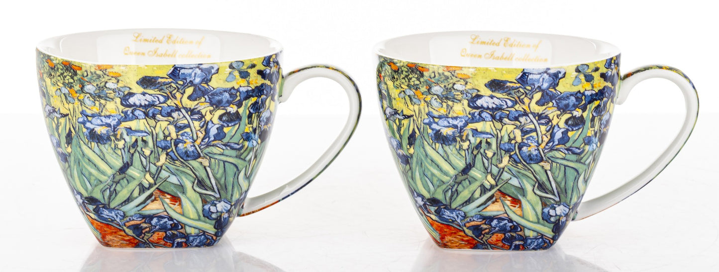 Produkt dekoracyjny Kpl. 2 Filiżanki Ze Spodkami I Łyżeczkami porcelana