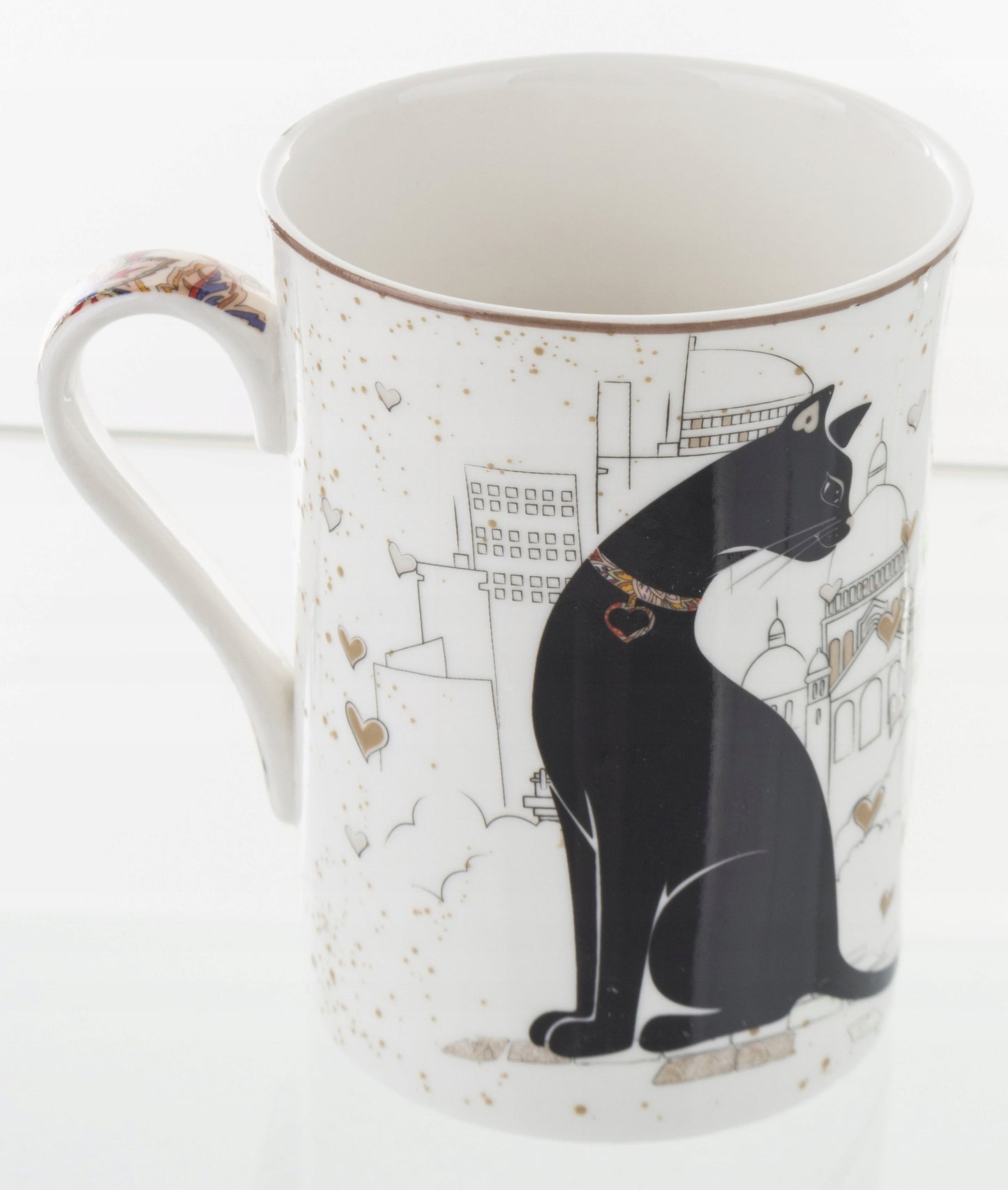 Kubek porcelanowy kot porcelana zakochane koty 250ml prezent