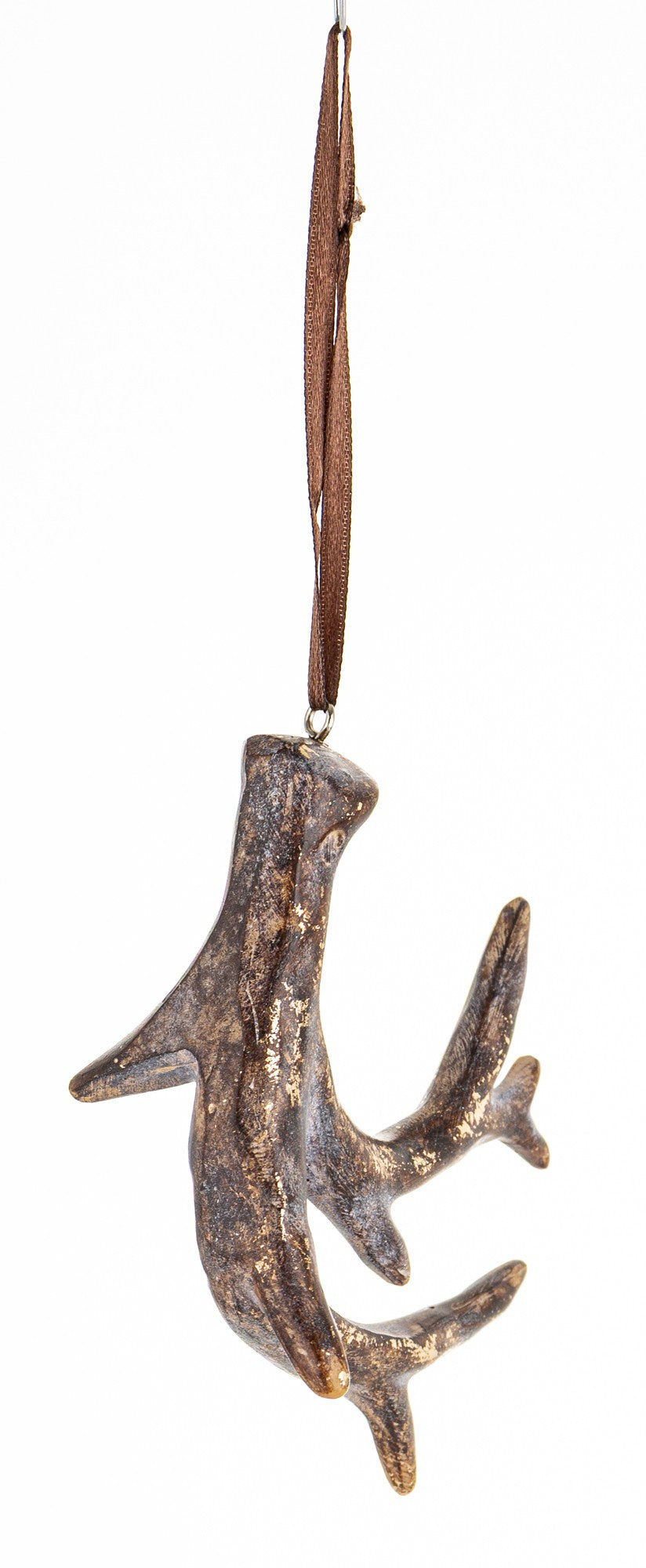 Zawieszka choinkowa brązowy tworzywo sztuczne 10,5x10x4,5 cm Kelly