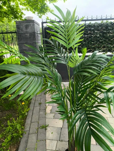 Palma sztuczna w doniczce Roślina Dekoracyjna Krzew Drzewko 129cm