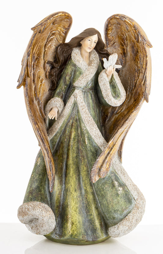 Figurka świąteczna anioł tworzywo sztuczne 53,5x30x23,5 cm
