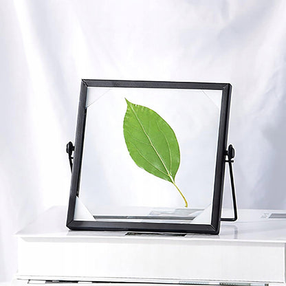 Ramka na zdjęcia 10x15 metalowa czarna float 19,5 x 17 cm