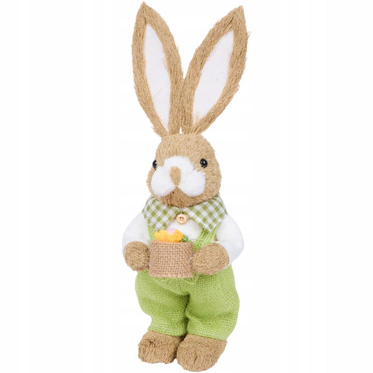Figurka wielkanocna króli zając 35 cm dekoracyjny wielkanocny zajączek