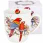 Kubek porcelanowy w pudełku papugi Duo Ptasi Świat porcelana 650 ml XXL