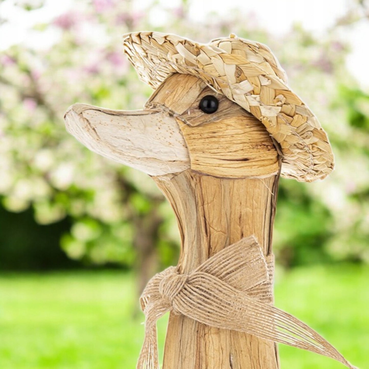 Figurka Kaczka 39cm ozdoba wielkanocna gęś