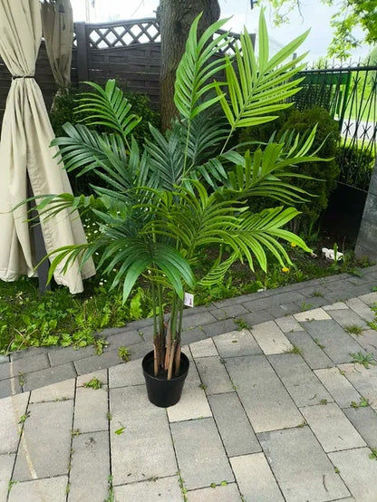 Palma sztuczna w doniczce Roślina Dekoracyjna Krzew Drzewko 129cm