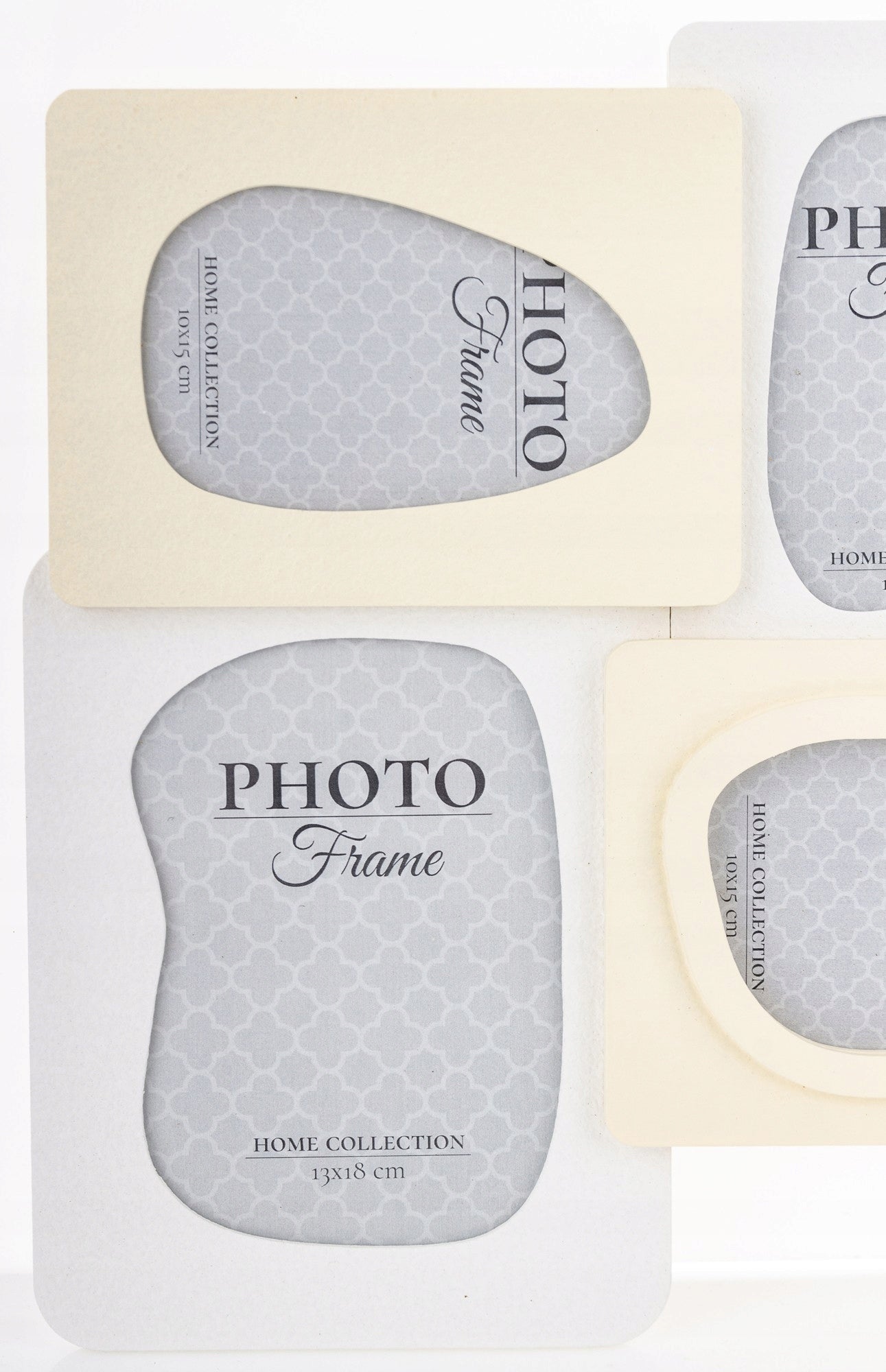 RAMKA NA 4 ZDJĘCIA 10x15 kolaż multiramka ELEGANCKA GLAMOUR BEŻOWA