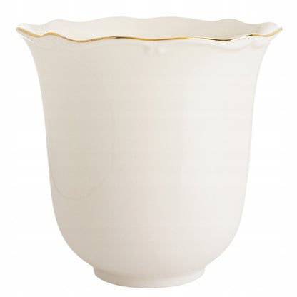 Kubek porcelanowy w pudełku 350 ml elegancki biały kubeczek