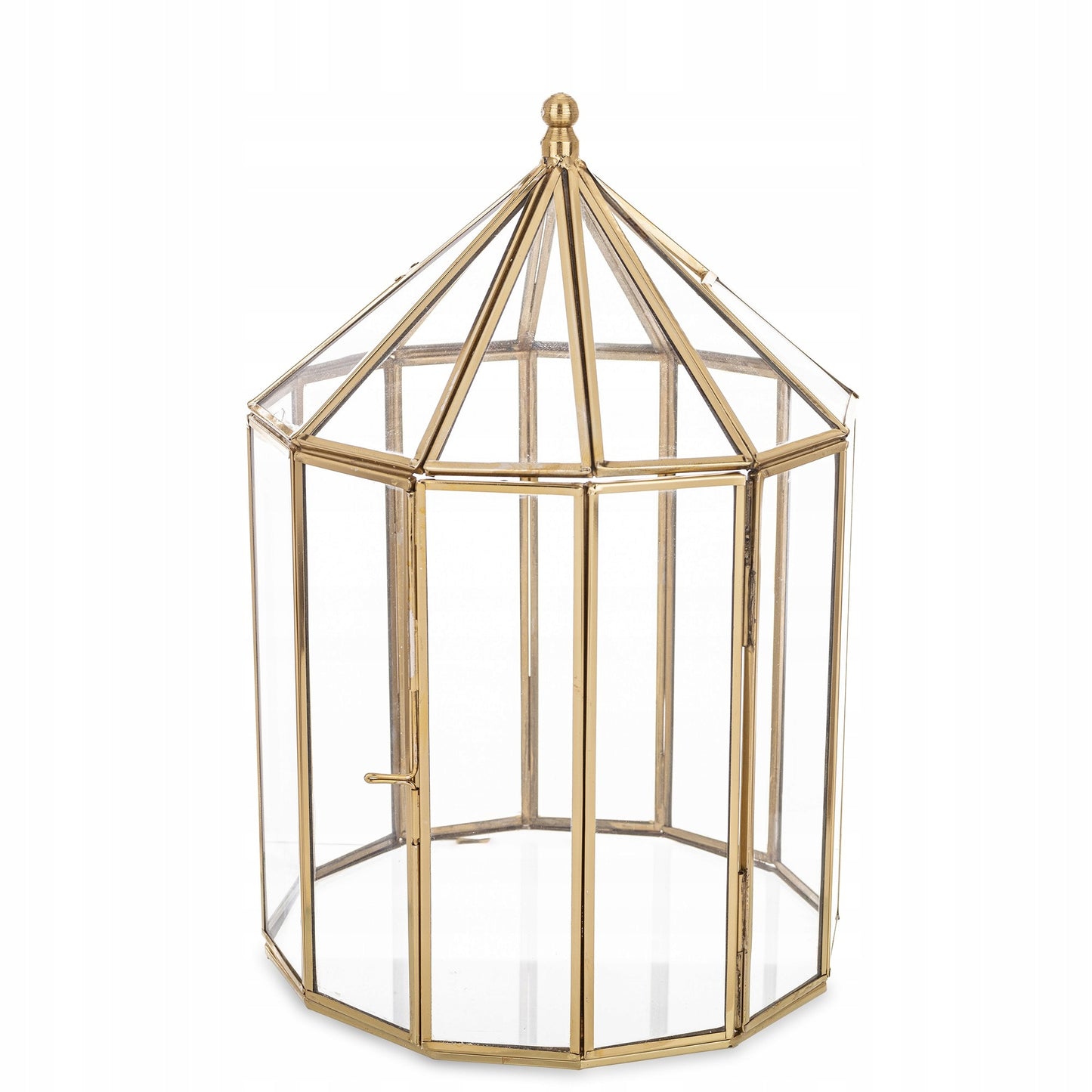 lampion szklarenka kopuła klatka geometryczna mini ogród na sukulenty
