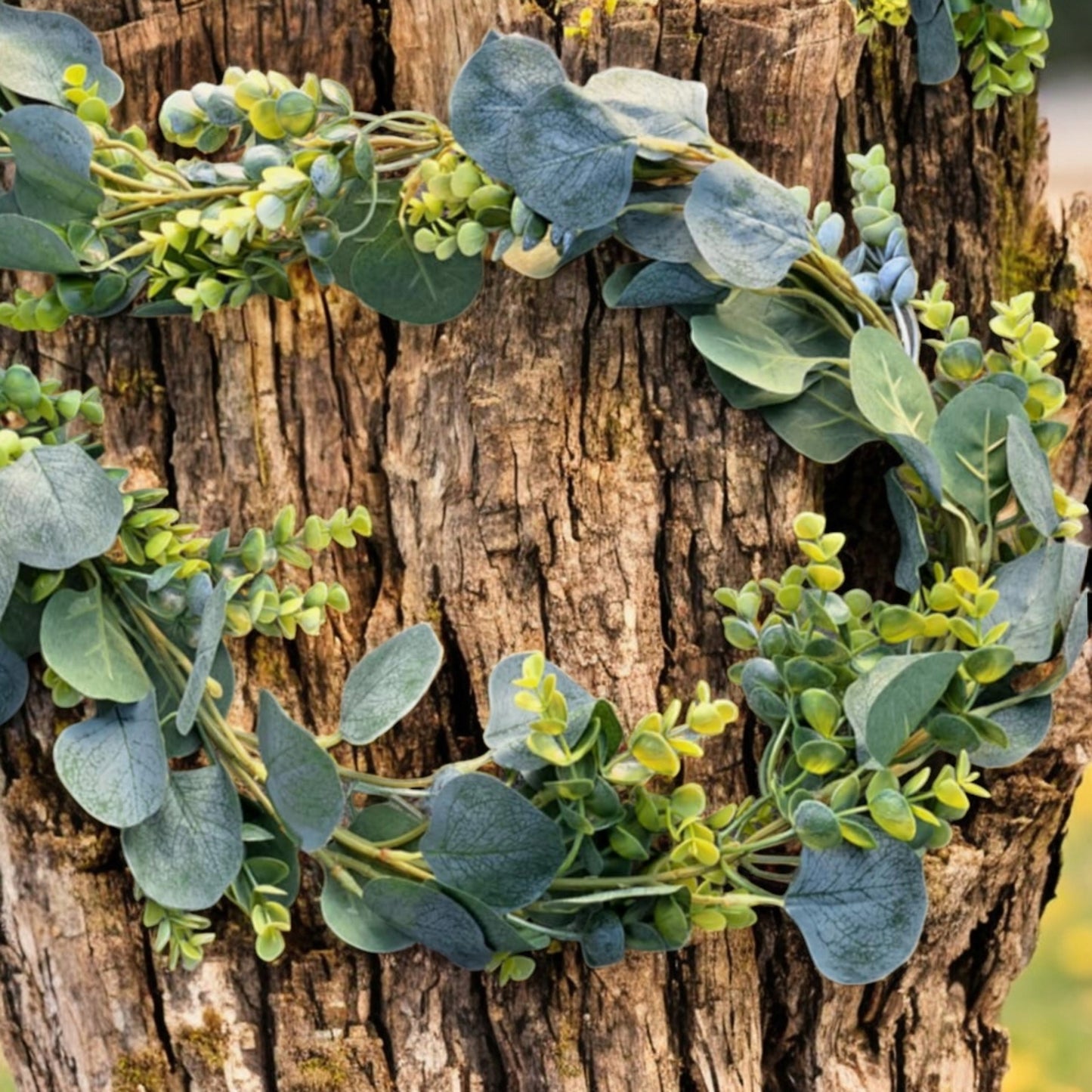 girlanda bukszpan eukaliptus dekoracja 200 cm wiosenna wielkanocna stroik