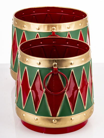 Figurka świąteczna Osłonka Kpl.2 Szt. metal 24x26x2421,5x22x19,5