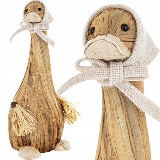 Figurka Kaczka 39cm ozdoba dekoracyjna gęś wielkanocna