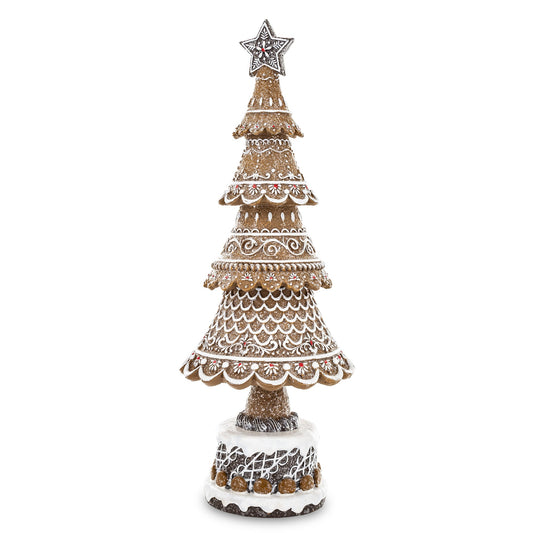 Figurka świąteczna choinka tworzywo sztuczne 42x16x16 cm Sweet Christmas