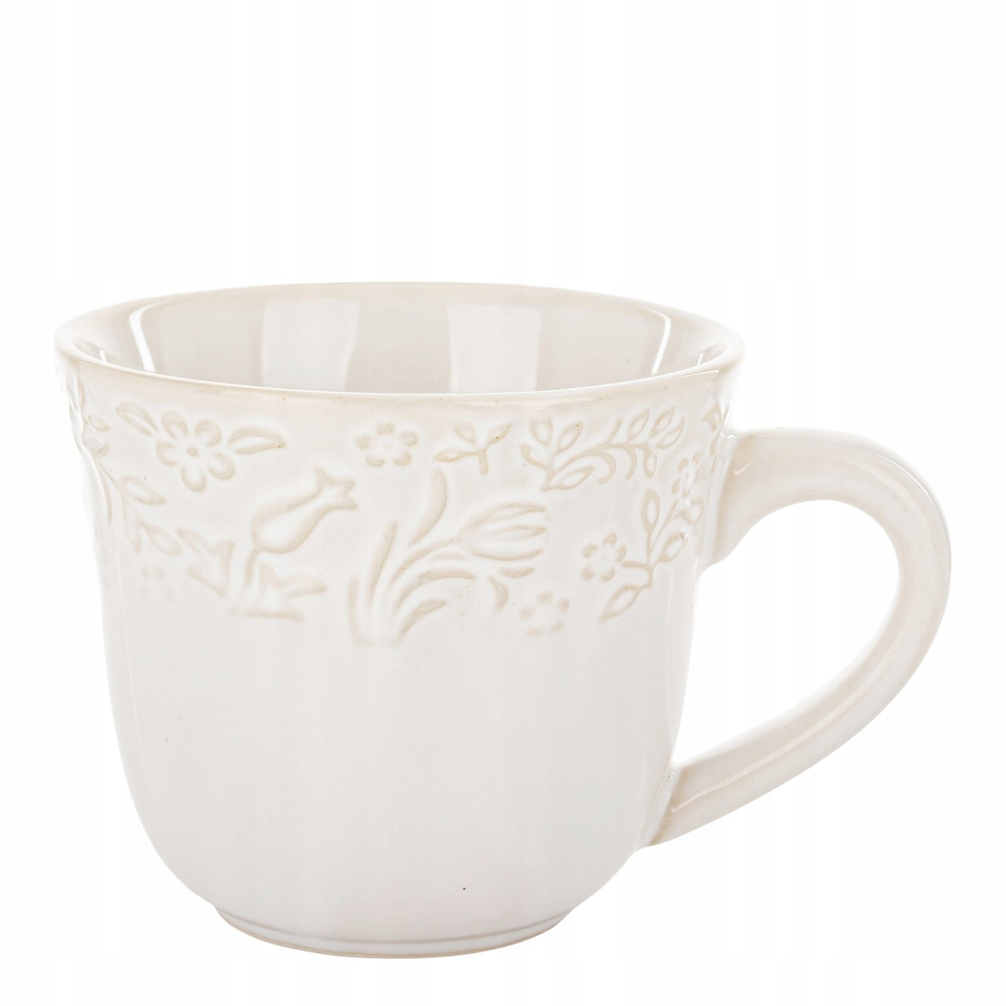 Filiżanka porcelanowa 250 ml 1 szt. kubek ecru Sarmatia porcelana