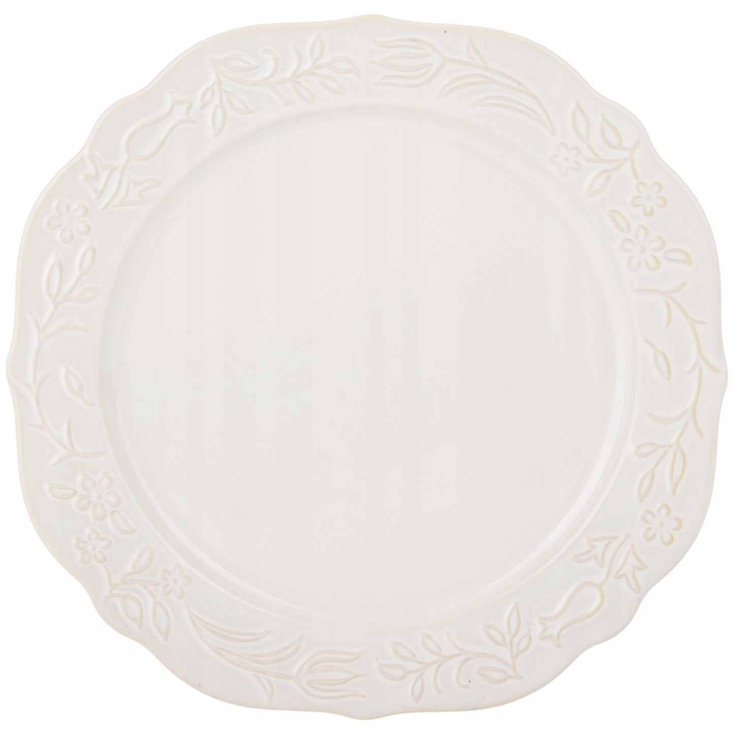 Talerz obiadowy duży płytki porcelanowy 28cm Sarmatia