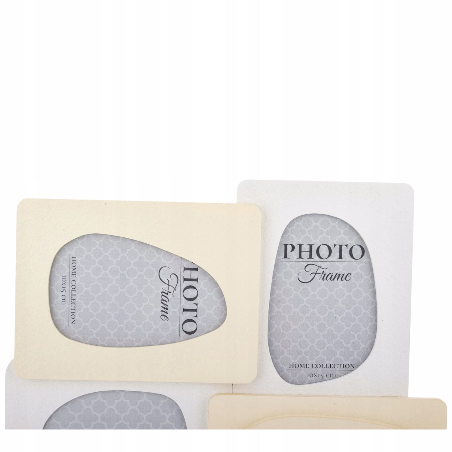 RAMKA NA 4 ZDJĘCIA 10x15 kolaż multiramka ELEGANCKA GLAMOUR BEŻOWA