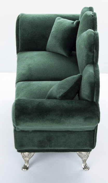 Szkatułka na biżuterię Venus Sofa zielona