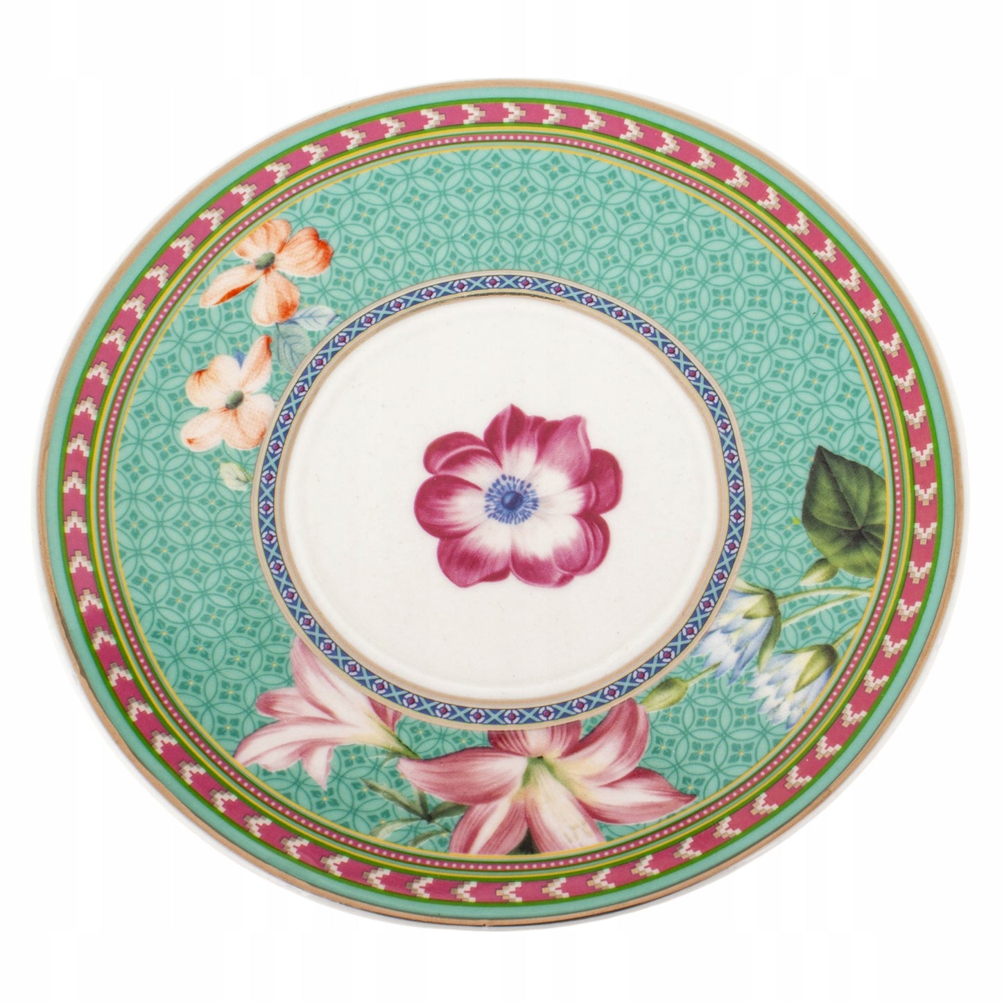 Zestaw Filiżanek ze Spodkiem 2 szt. 220 ml komplet porcelanowy kawowy