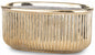 Osłonka doniczka pękata złota glamour 14,5x24cm