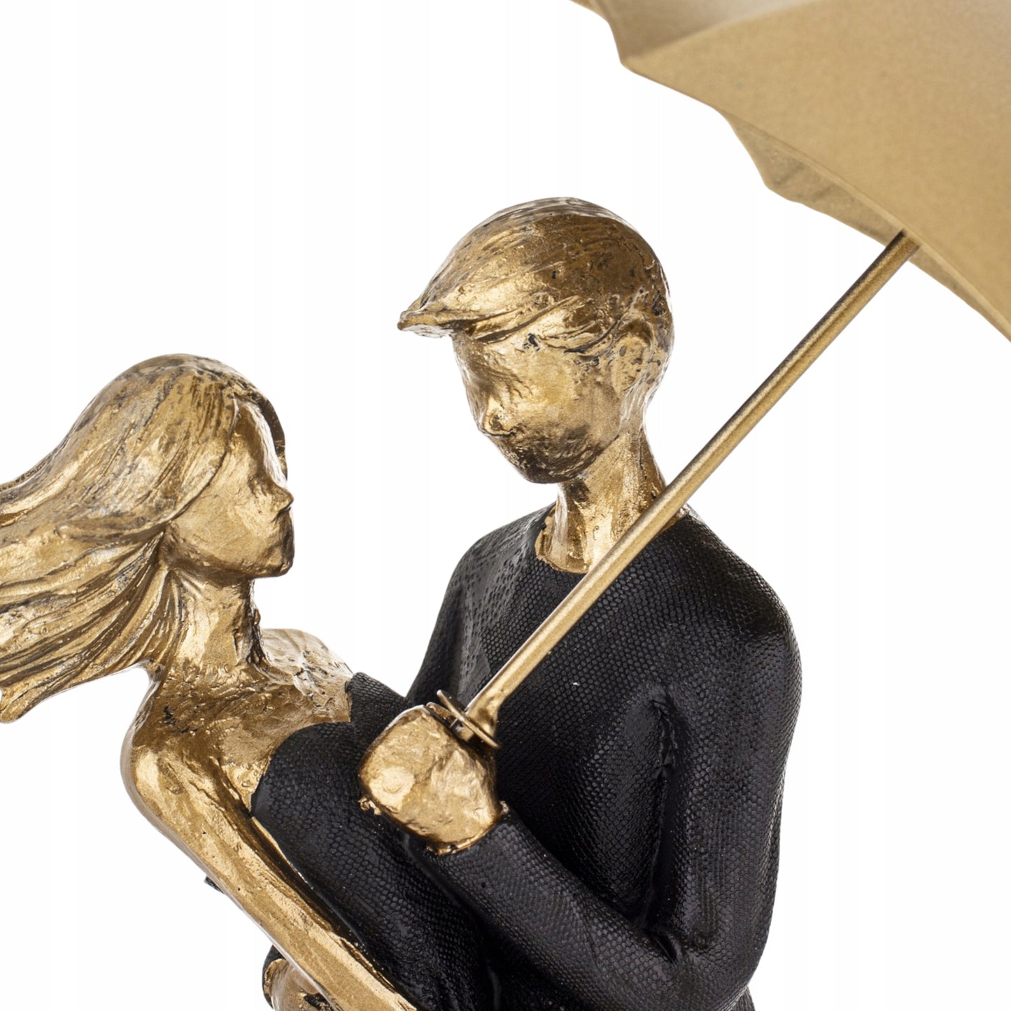 Figurka zakochana para kobieta mężczyzna pod parasolem na prezent 35,5cm