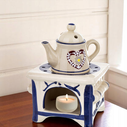 kominek zapachowy czajnik ceramiczny dekoracja