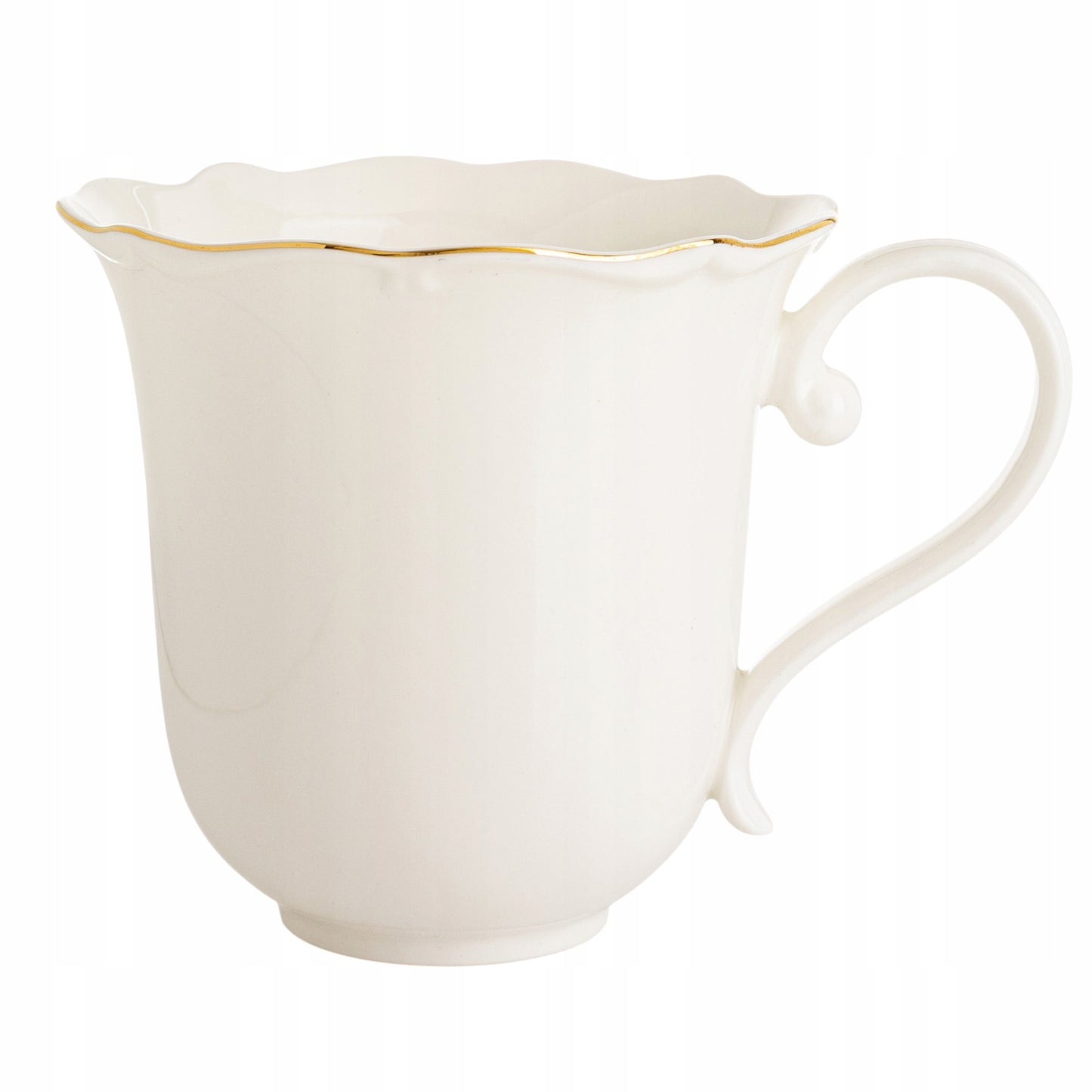 Kubek porcelanowy w pudełku 350 ml elegancki biały kubeczek