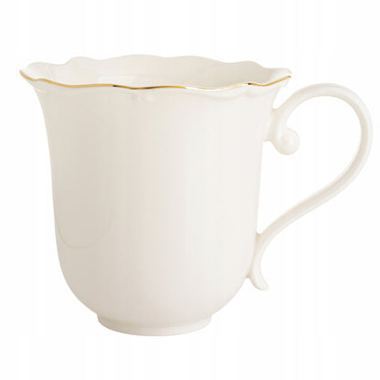 Kubek porcelanowy w pudełku 350 ml elegancki biały kubeczek