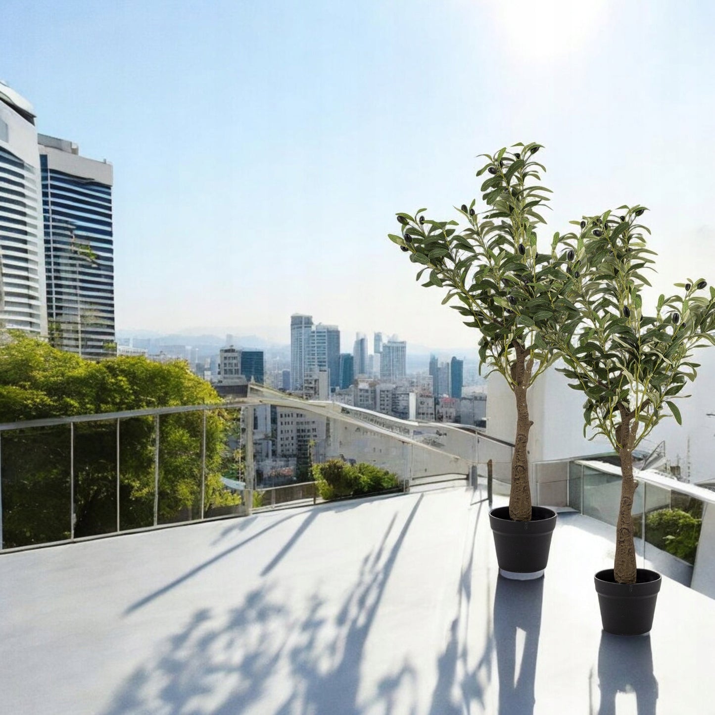 Sztuczne drzewo oliwne Oliwka w doniczce cm egzotyczne jak żywe palma
