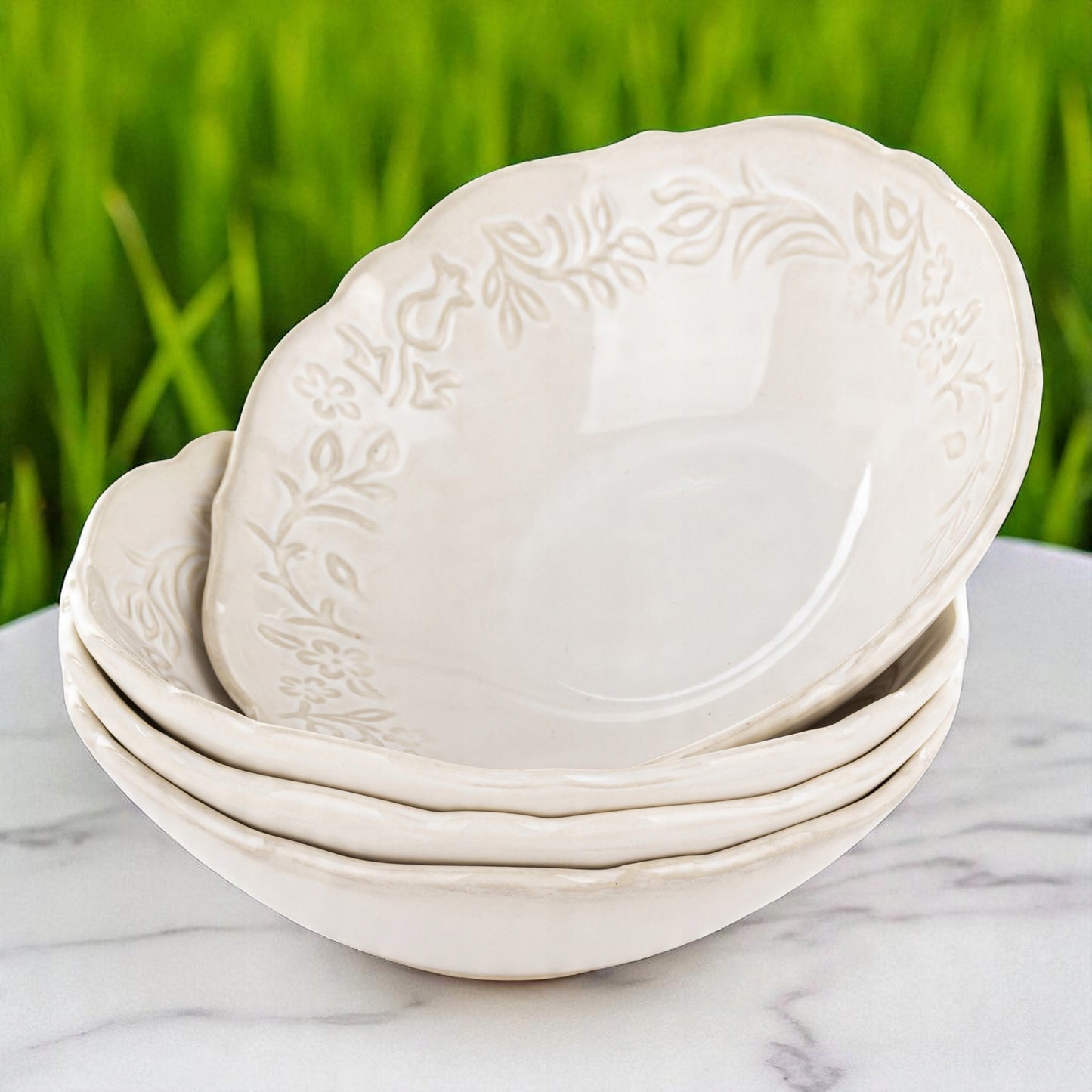 Salaterka Miska miseczka porcelanowa kremowa 13cm