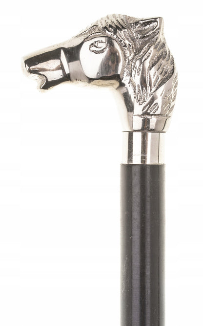 Łyżka do butów premium klasyczna długość 47 cm koń srebrny