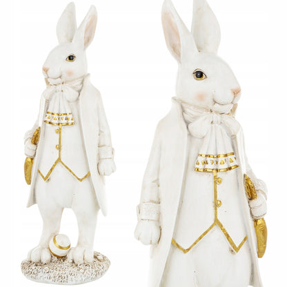 Figurka wielkanocna tworzywo sztuczne Pan zając królik wielkanocny 36 cm