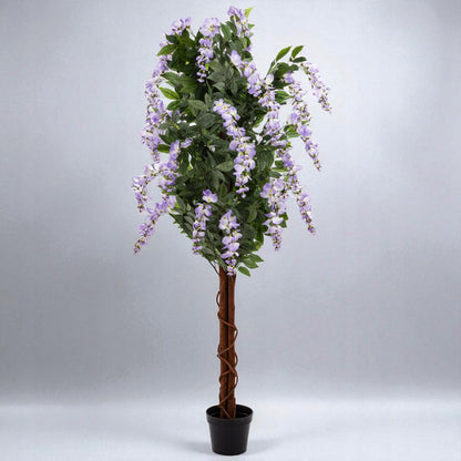 Drzewko Dekoracyjne Wisteria 157 cm sztuczny krzew w doniczce palma