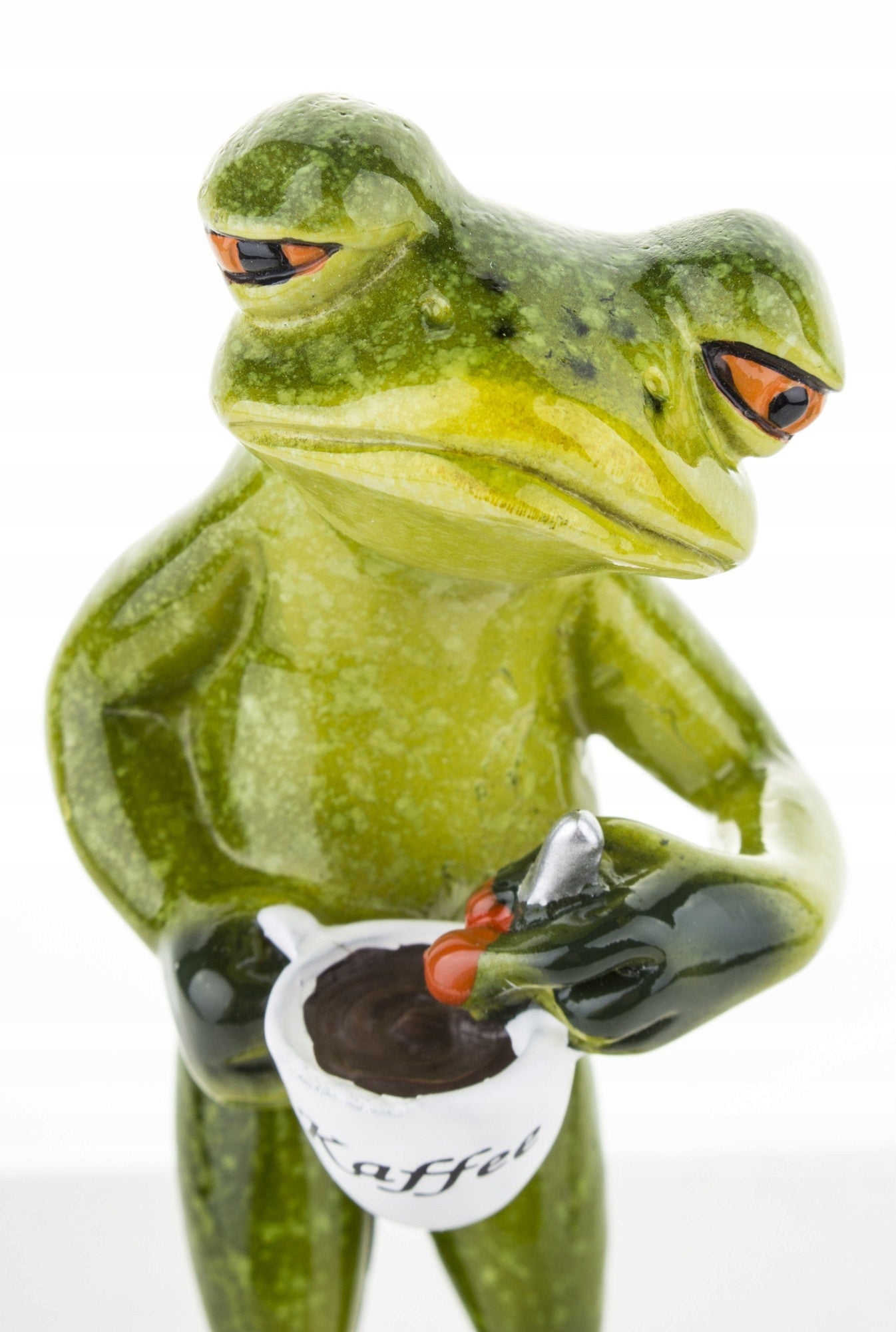 FIGURKA ŻABA z Kawą zmęczona żabka zabawny prezent