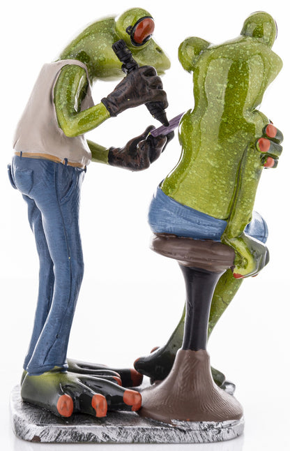 OZDOBA CERAMICZNA ŻABA ŻABY TATUAŻYSTA tatuaż żabki Studio tatuażu