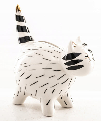SKARBONKA KOT KOTEK CERAMIKA figurka boho