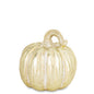 Ozdoba jesienna dynia srebrna 9,5x9x9 cm