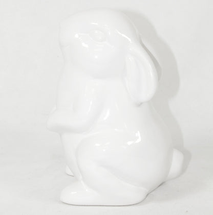 Figurka królik zając wielkanocny 16,5 cm biały
