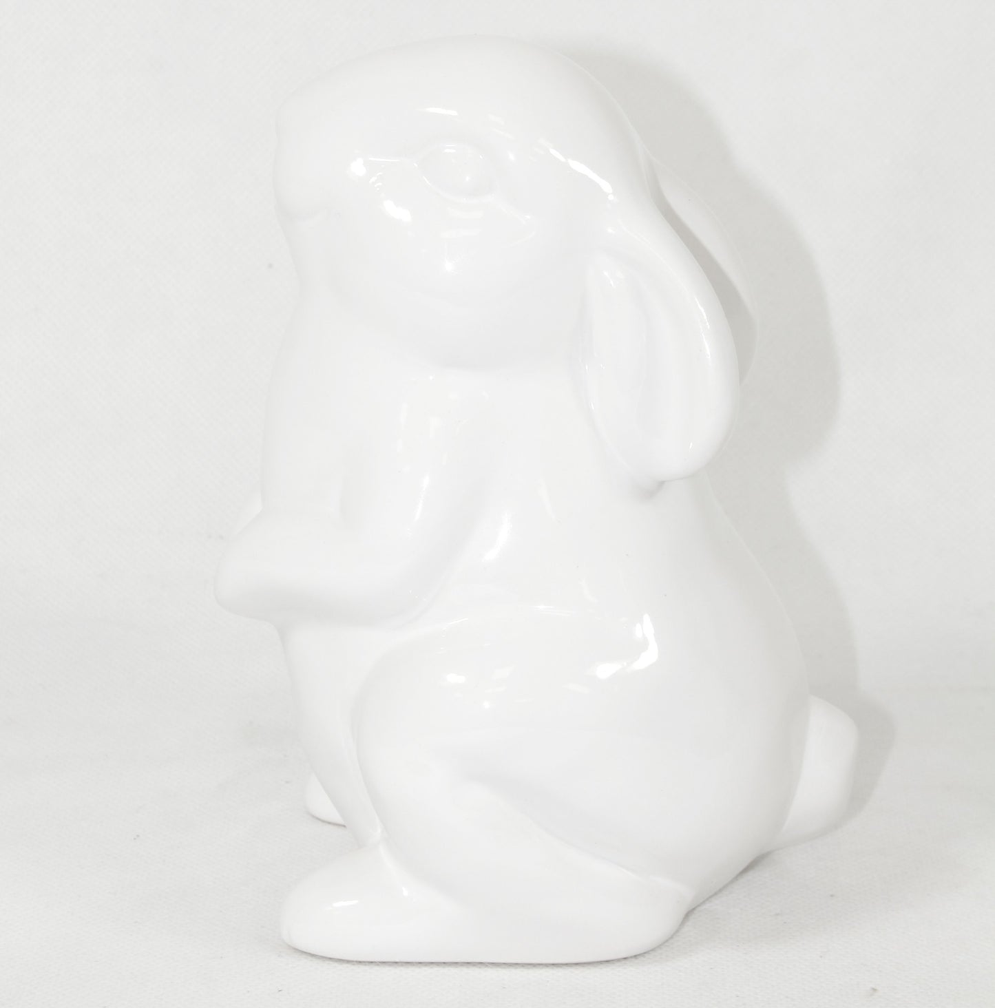 Figurka królik zając wielkanocny 16,5 cm biały