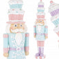 Dziadek do orzechów 46 cm pastelowy figurka świąteczna prezent na święta