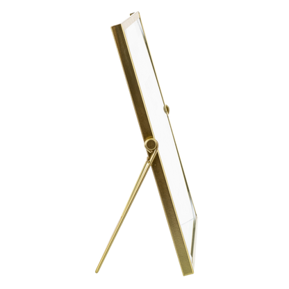 Ramka złota metalowa float 24x21,5 cm na zdjęcia 15x20
