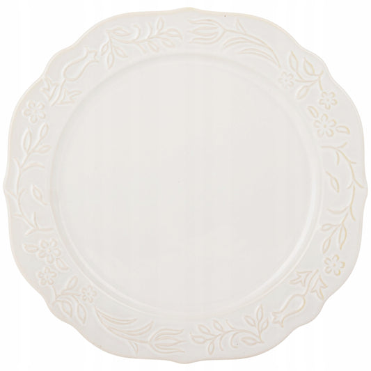 Talerz obiadowy duży płytki porcelanowy 28cm Sarmatia