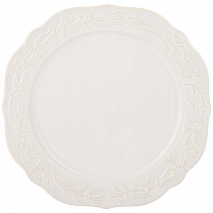 Talerz obiadowy duży płytki porcelanowy 28cm Sarmatia